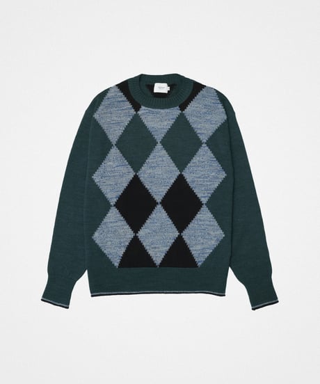 【先行予約】#-98 7G C/W classic argyle knit (Green)