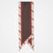#-88 Hand print silk scarf (Brown)
