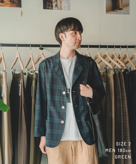 【先行予約】#-97 W/P gabardine railway drivers jacket (Green)