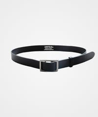 【先行予約】#-104 nohole leather belt (Black/Silver)
