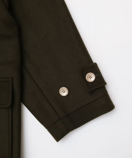 【先行予約】#-103 Wool mossa classic duffle coat (Green)