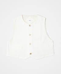 【先行予約】#-94 12W corduroy classic vest (Ivory)