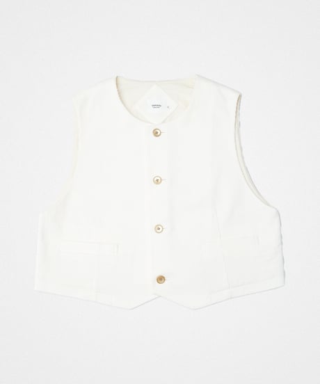 【先行予約】#-94 12W corduroy classic vest (Ivory)