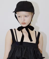 puff ribbon cap