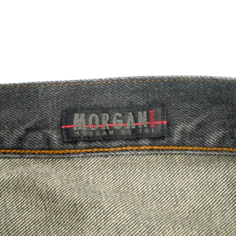 MORGAN HOMME Patchworked Straight Denim Pants