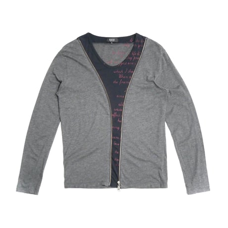 EDGE RUPERT Switching Zip Long Sleeve Tee