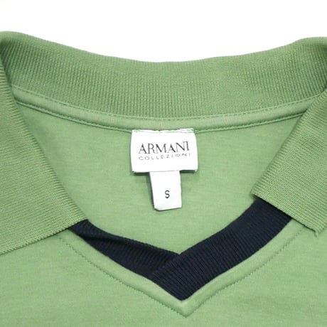 ARMANI COLLEZIONI Bi-Color Polo Shirt