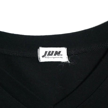 JUNMEN Barbed Wire Designed V-Neck Tee