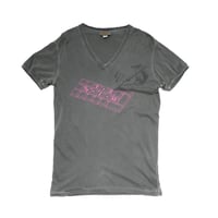 2000s DIESEL Damaged Graphic V-Neck Tee