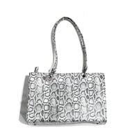 JEAN COLONNA Python Patterned Hand Bag