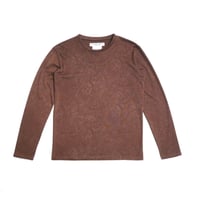 KATHARINE HAMNETT LONDON Brush Paisley Patterned Long Sleeve Tee
