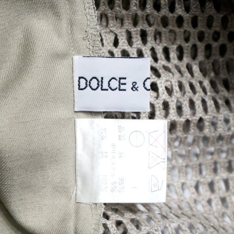 DOLCE&GABBANA Mesh Switching Jacket