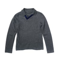MASAKI MATSUSHIMA HOMME Asymmetry Collar Knit