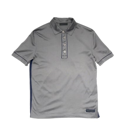 PRADA Piping Short Sleeve Polo Shirt