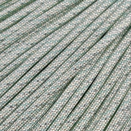 #157-2 Silk Ice Green Glitter パラコード 4mm 100m 光沢あり (柄)