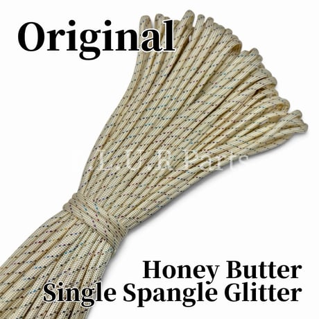 SG52 Honey Butter Single Spangle Glitter パラコード 4mm 50m