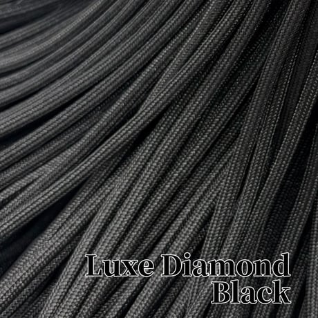 #OR40 Luxe Diamond Black パラコード 4mm  一部光沢あり