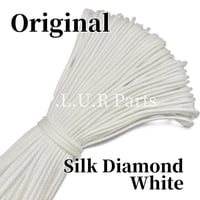 #OR38 Silk Diamond White パラコード 4mm  一部光沢あり