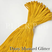 #054-2 Dusty Mustard Glitter パラコード 4mm 100m