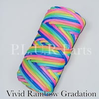 Vivid Rainbow Gradation パラコード 4mm 約40m ロール巻き