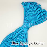 SG76 Blue Spangle Glitter   パラコード 4mm 50m