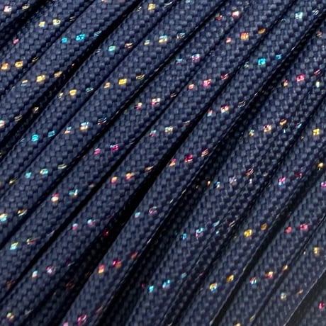 SG82 Midnight Navy Single Spangle Glitter パラコード 4mm 50m