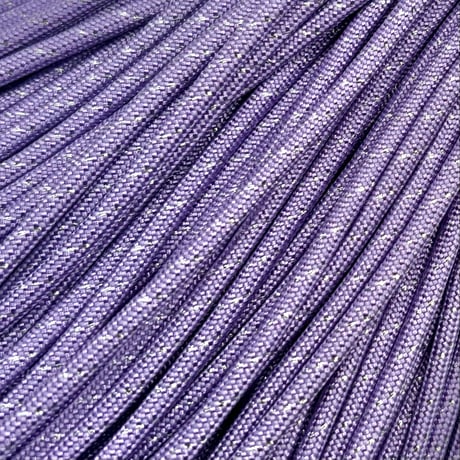 #300-2 Lilac Bloom Glitter パラコード 4mm 100m 光沢あり (柄)