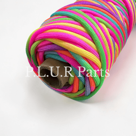 Neon Pop Gradation パラコード 4mm 約40m ロール巻き