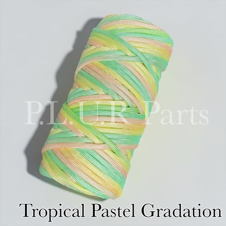 Tropical Pastel Gradation パラコード 4mm 約40m ロール巻き