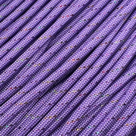 SG06 Purple Spangle Glitter   パラコード 4mm 50m