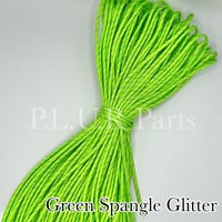 SG58 Green Spangle Glitter   パラコード 4mm 50m