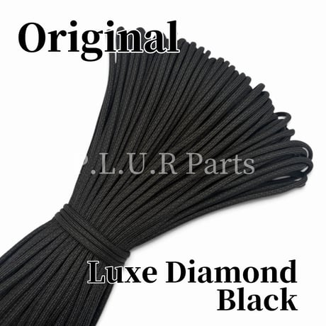 #OR40 Luxe Diamond Black パラコード 4mm  一部光沢あり