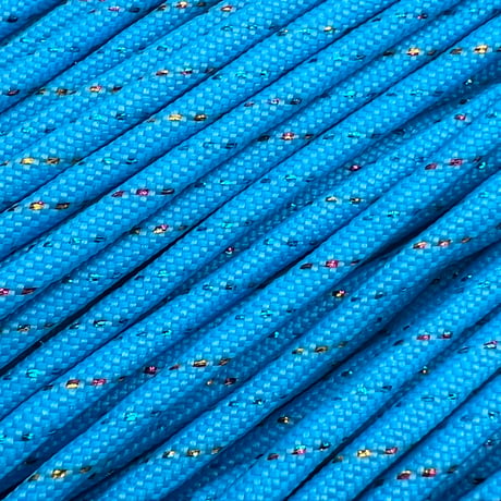 SG76 Blue Spangle Glitter   パラコード 4mm 50m