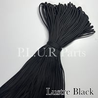 #033 Lustre Black パラコード 4mm  (微光沢)