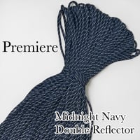 #082-3 Midnight Navy Double Reflector  パラコード 4mm 100m