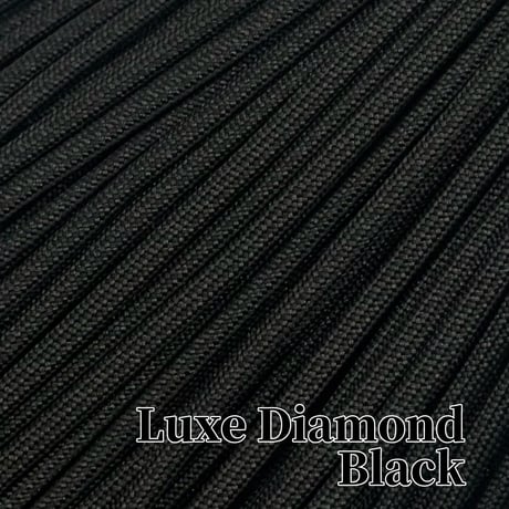 #OR40 Luxe Diamond Black パラコード 4mm  一部光沢あり
