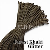 #022-2 Forest Khaki Glitter パラコード 4mm 100m