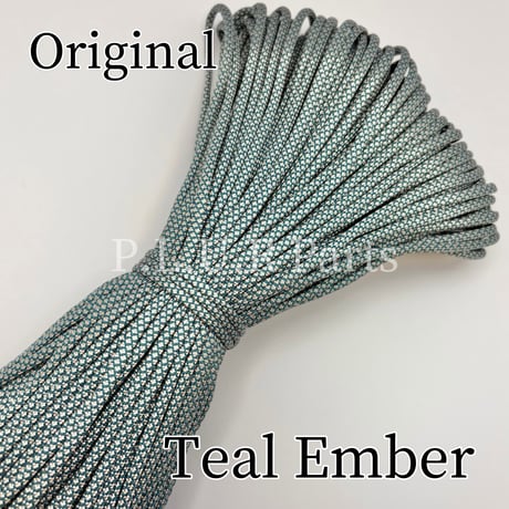 #OR26 Teal Ember パラコード 4mm 100m