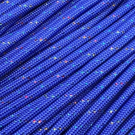 SG42 Indigo Spangle Glitter   パラコード 4mm 50m