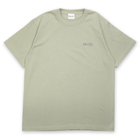 《Beric》Address Tee / Sage Green×grey