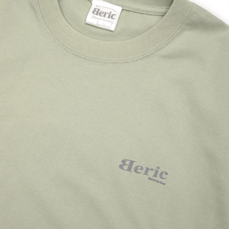 《Beric》Address Tee / Sage Green×grey