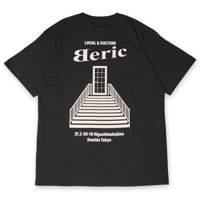 《Beric》Address Tee / Faded Black×Cream