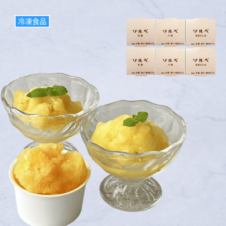 【冷凍品】 ソルベ6個  ギフト箱入