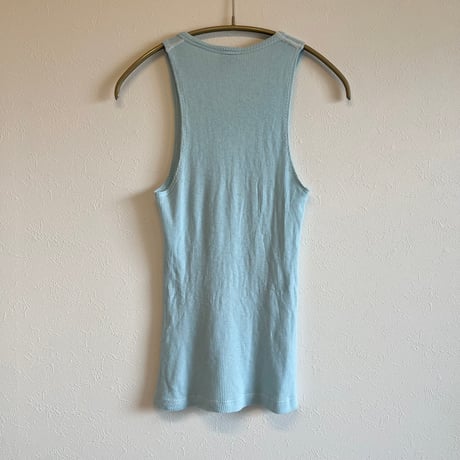 〈vintage〉euro cotton tank top