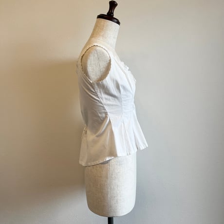 〈antique〉scallop design corset cover