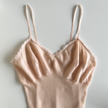 〈vintage〉euro camisole peach pink