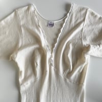 〈vintage〉euro cutsew ivory