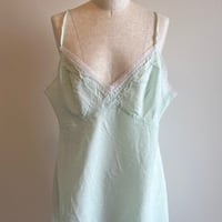 〈vintage〉mint green cotton onepiece