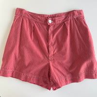 〈vintage〉stripe pattern short pants