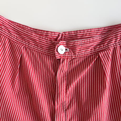 〈vintage〉stripe pattern short pants